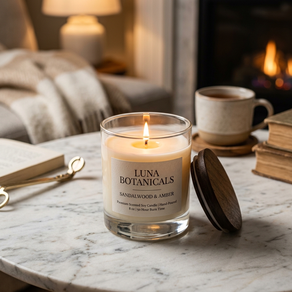 Marble Candle Holders Set of 3