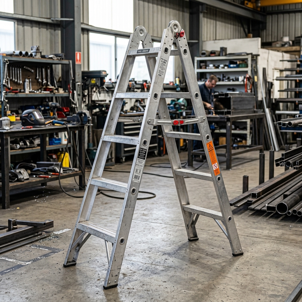 A-Frame Double Sided Aluminium Ladder