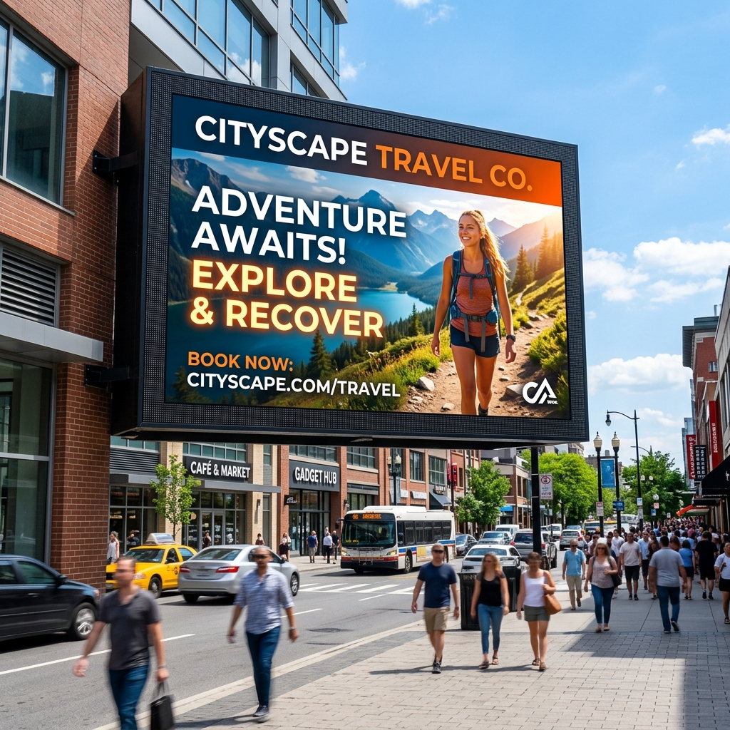 Outdoor Weather-Resistant LED Signboard